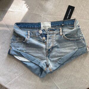 One Teaspoon HENDRIXE BANDITS LOW WAIST DENIM SHORTS